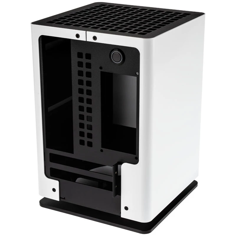 HGC Osmi 3.1 alumiiniumist Mini-ITX korpus - valge