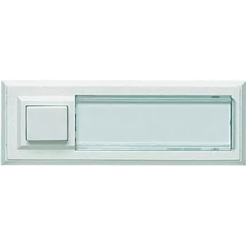 Uksekella nupp Grothe 51015 — pealispindne valge, 12 V süsteemidele, max 1,5 A