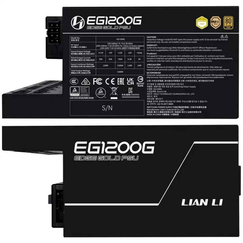 Toiteplokk Lian Li EG1200G 1200 W