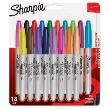 Sharpie peen marker 18 tk Peen ots Mitmevärviline