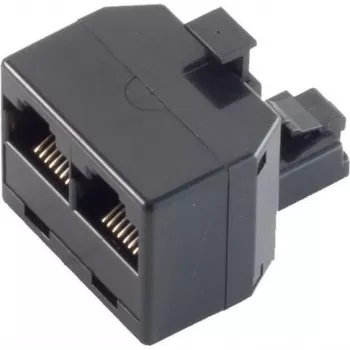 Juhtmepistik ShiverPeaks BS71230-8 3xRJ-45 Must