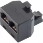 Juhtmepistik ShiverPeaks BS71230-8 3xRJ-45 Must
