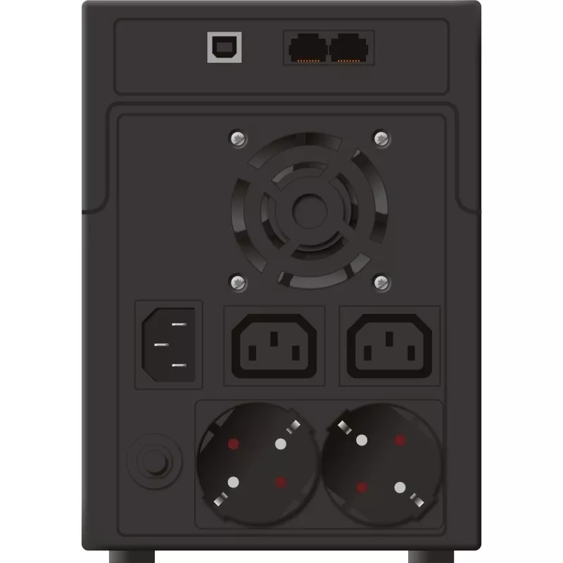 PowerWalker VI 2200 SHL Schuko katkematu toiteallikas (UPS) Line-Interactive 2,2 kVA 1200 W 4 vahelduvvoolu pistikupesa