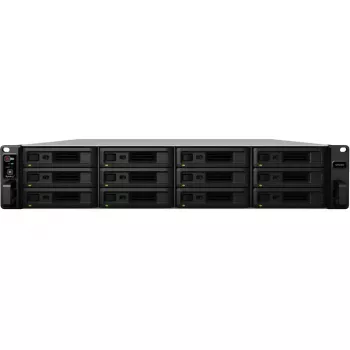 Synology SA3200D NAS-server, 12 pesa, rack'ile paigaldatav, RAID 0/1/5/6/10/JBOD/RAID F1, 16 GB muutmälu, GbE/10GbE, iSCSI, 2U (SA3200D)