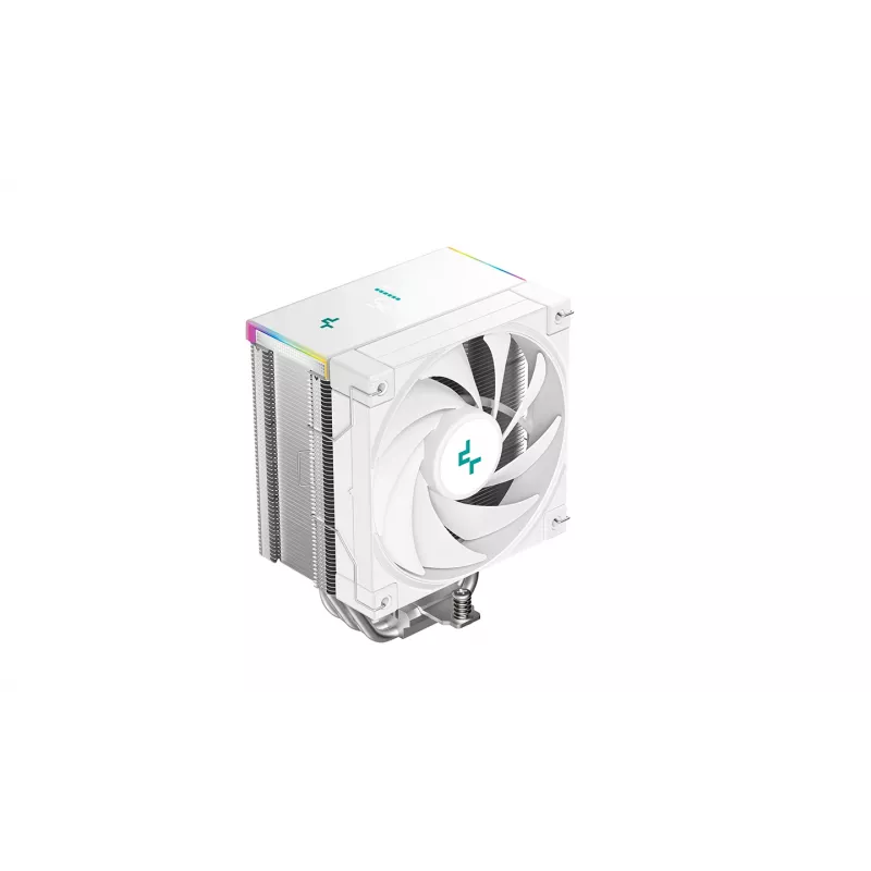 DeepCool AK500S Digital SE — 5 soojustoru, 120 mm FDB-ventilaator, PWM, mitmevärviline LED, valge, toetab Inteli LGA1150 ja AMD pesasid