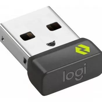 USB-vastuvõtja Logitech 956-000157 hiirele ja klaviatuurile, grafiit, 12,8×14,1×7 mm, 0,97 g