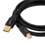 USB A-B kaabel Captiva 80293, 3 m, must