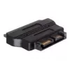 SATA adapter SATA 22-kontaktiline pistikupesa kuni SATA 13-kontaktiline isane must DeLOCK