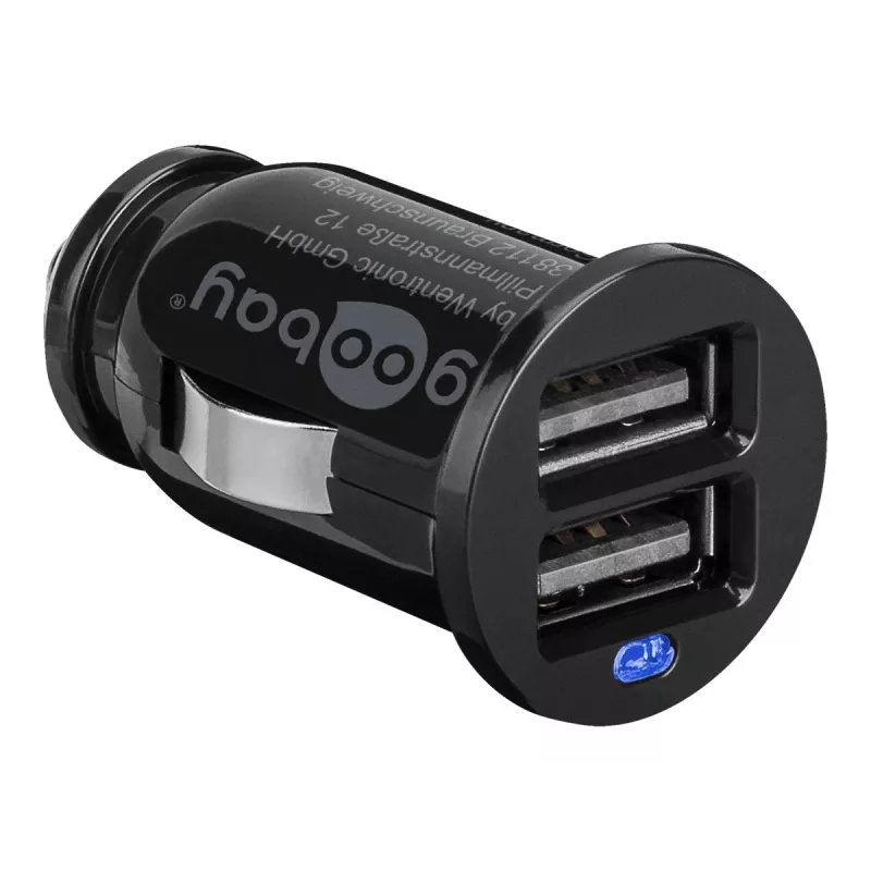 Wentronic 44177 - Auto - MP3 - mobiiltelefon - nutitelefon - tahvelarvuti - sigaretisüütaja adapter - kontakt - CE - WEEE - must (44177)