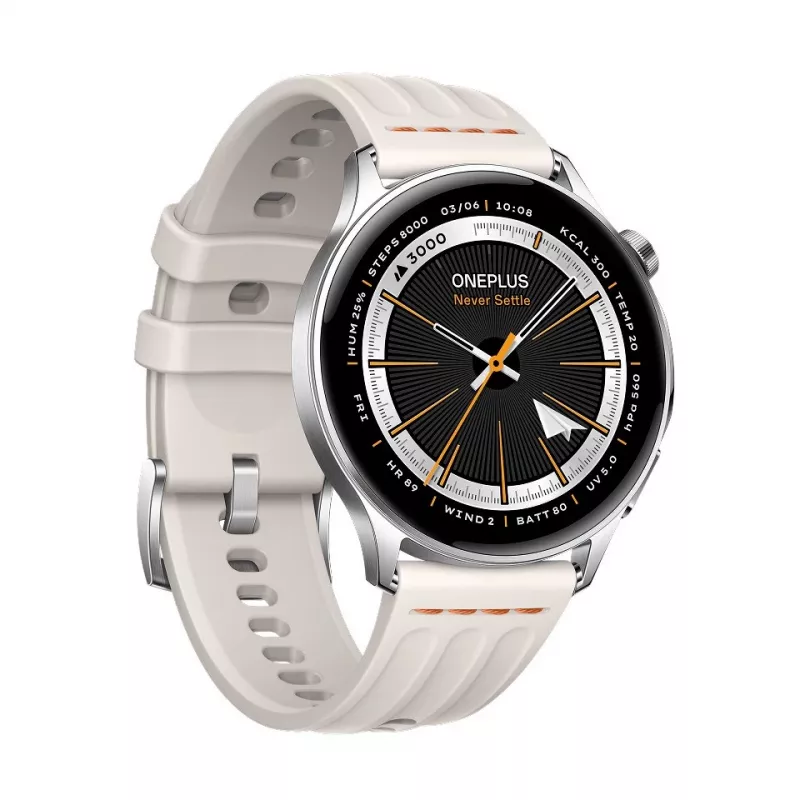OnePlus Watch Lite - nutikell, hõbedane