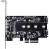 Silverstone SST-ECM27 M.2/SATA adapterkaart, PCIe 4.0, 1x M-Key, 2x SATA 6G - madal profiil