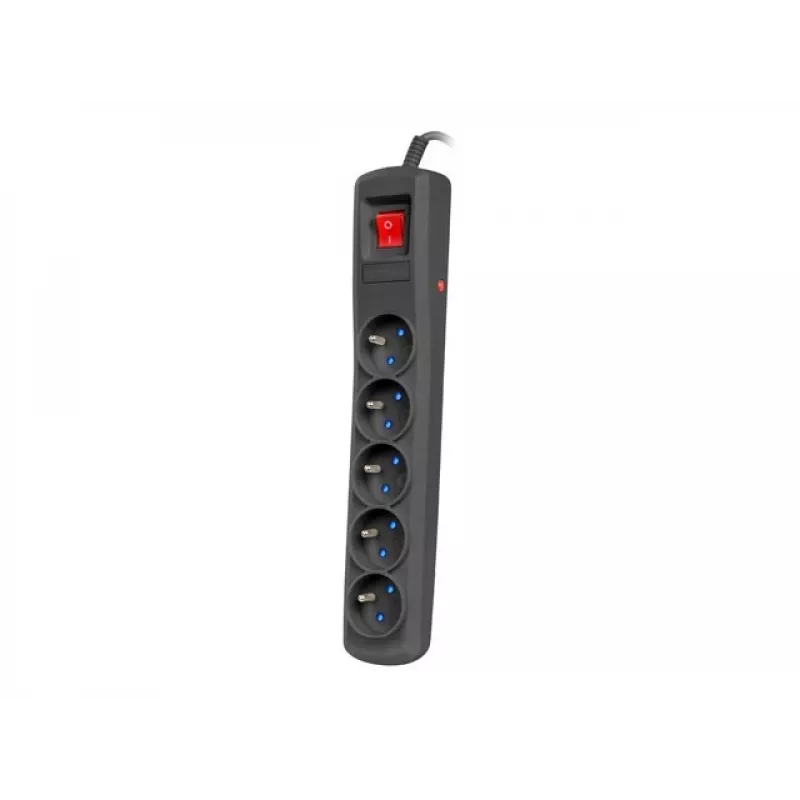 Pistikupesade riba Armac ARC5 must 5 vahelduvvoolupesaga 250 V 5 m