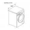 Bosch WNA13401PL pesumasin-kuivati 8 kg / 5 kg 1400 p/min valge