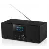 Internetiraadio JVC RA-E981B — Wi‑Fi ja Bluetooth voogesitus, DAB+, FM, 2x5 W, 40 eelseadistust, USB, AUX, LCD-ekraan