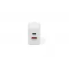 AC-USB-laadija DIGITUS 20 W, 1x USB-C, 1x USB-A, sisend 100–240 V, valge
