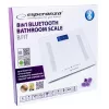 Esperanza EBS016W isiklik kaal Square White Elektrooniline isiklik kaal