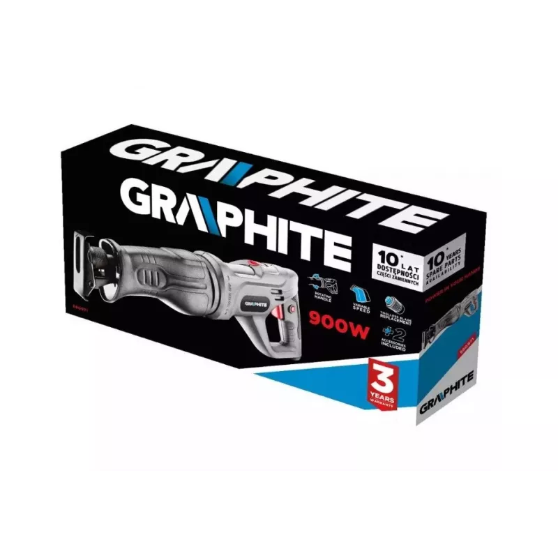 Šabloonsaag 900W Graphite 20mm käik, käikude arv 0-2600 min
