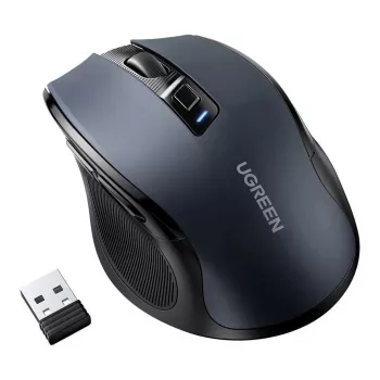 UGREEN MU006 juhtmevaba optiline hiir USB 2,4 GHz Bluetooth 5.0 4000 DPI must