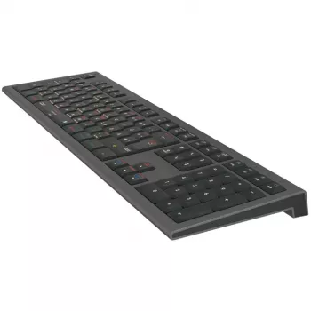 Logickeyboard LKB-OSX-A2M-DE klaviatuur USB QWERTZ saksa must (LKB-OSX-A2M-DE)