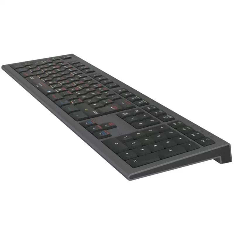 Logickeyboard LKB-OSX-A2M-DE klaviatuur USB QWERTZ saksa must (LKB-OSX-A2M-DE)