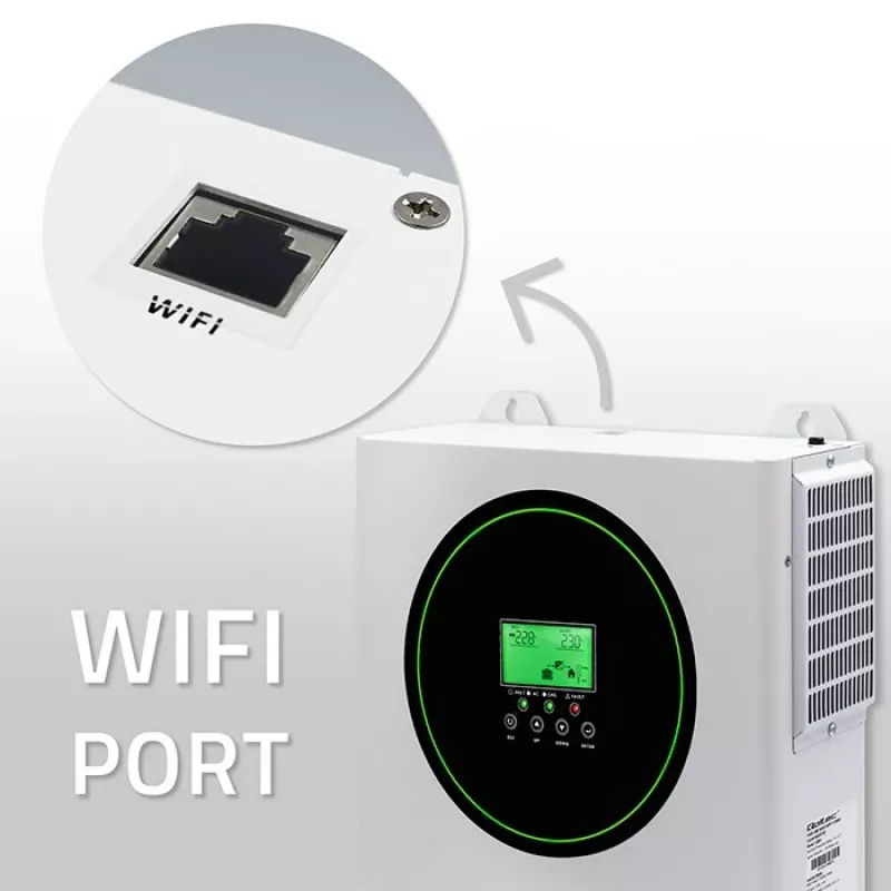 Qoltec Solar Hybrid Inverter Off-Grid 1500W