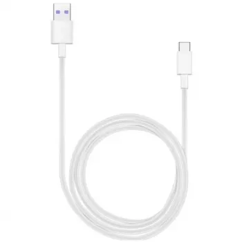 Huawei - AP71 / HL-1289 - Kiirlaadimiskaabel / Andmekaabel Type-C – Valge HULGIPAKEND