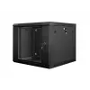 Seinale paigaldatav kapp LANBERG 9U 19 tolli WF01-6609-10B, 600×600×507 mm, 60 kg, IP20, must