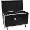 Roadinger flightcase 2× DMH-640 jaoks ratastega — kaitsev transpordikohver