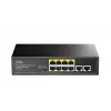 Võrgulüliti Cudy FS1010PG — 10/100 Mbps, 8 PoE-porti, 2 uplinki, 120W PoE-eelarve, metallkorpus