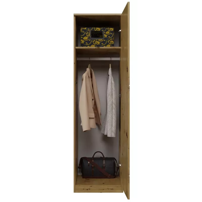 Topeshop SD-50 ARTISAN KPL bedroom wardrobe/closet 5 shelves 1 uks(s) tamm