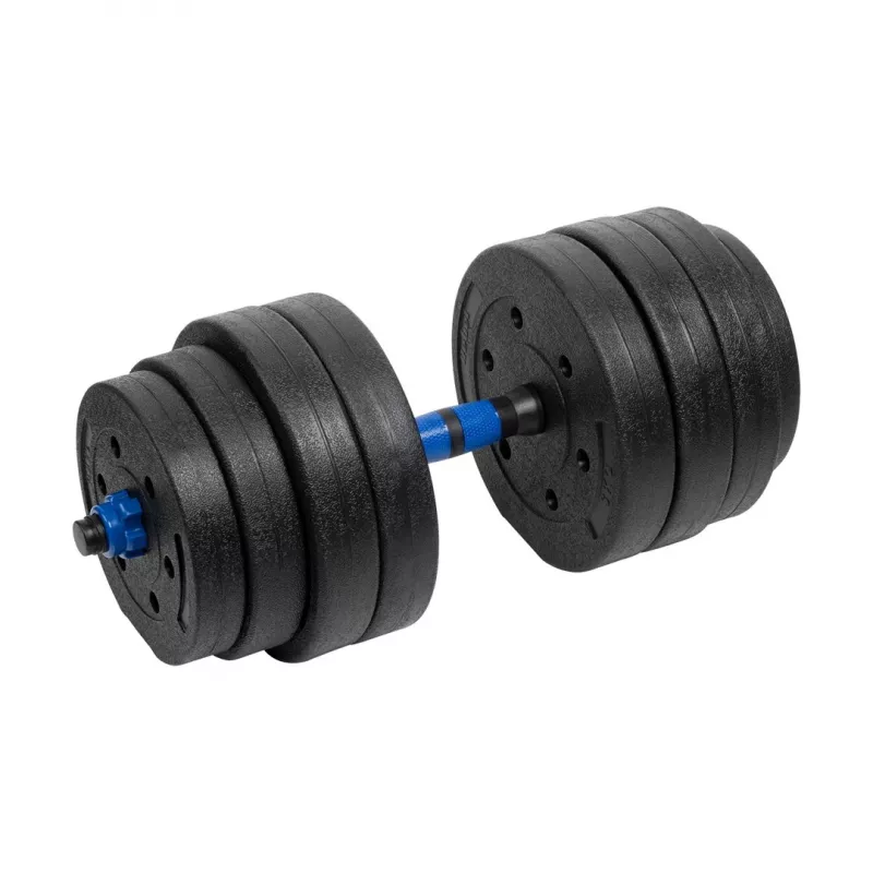 REBEL ACTIVE Reguleeritav bituumenhantel ühendajaga 1x20kg