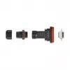 DeLOCK D-Sub 9 pin female IP67 waterproof connector Must oranž