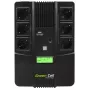 Green Cell AiO 800VA LCD katkematu toiteallikas (UPS) Line-Interactive 0.8 kVA 480 W 6 AC-pistikupesa