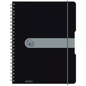 Märkmik Herlitz 11293073 A4 80 lehte Must