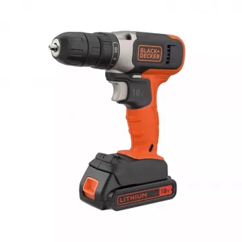 BLACK & DECKER | Juhtmeta puur-keeraja | BCD001C2-QW | 18 V | 2x1,5 Ah | Liitium