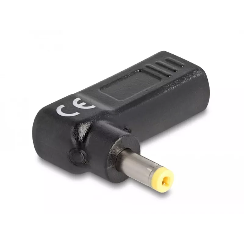 DeLOCK Adapter USB USB-C emane HP 4,8 x 1,7 mm isane 90° nurga all