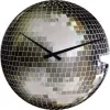 NeXtime klok 8801 Small Disco, Ø30 cm, seinale, hõbedane