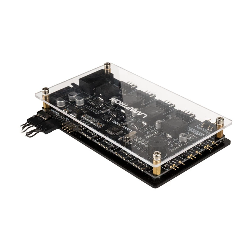 Lamptron SM436 PCI ventilaatori ja RGB LED kontroller, must