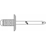 Pimeneet GESIPA Polygrip 4,8x10 Al/St suur äärik materjalidele 0,5–6,5 mm, pakendis 250 tk