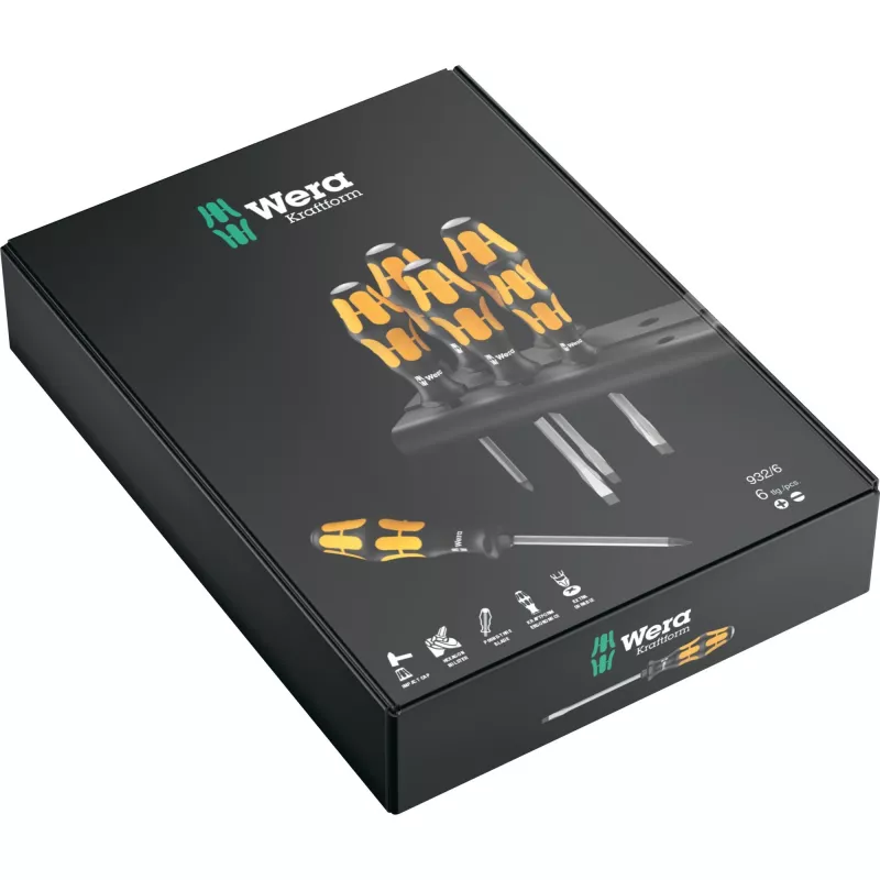 Kruvikeeraja Wera 932/6 Kraftform Set Standard