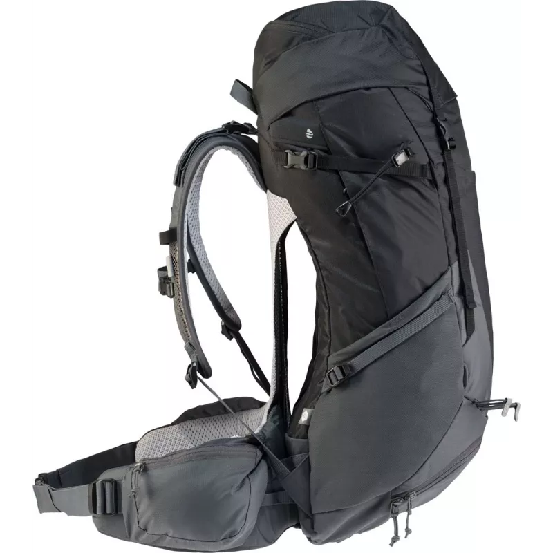 Seljakott Deuter Futura Pro 38 L — 38 L matka- ja mägironimisseljakott, Ventileeritav selg, Puusavöö, Rinnarihm, Must