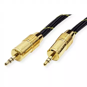 ROLINE GOLD 3,5mm Audio-ühenduskaabel Pistik / Pistik 2,5m (11.09.4283)