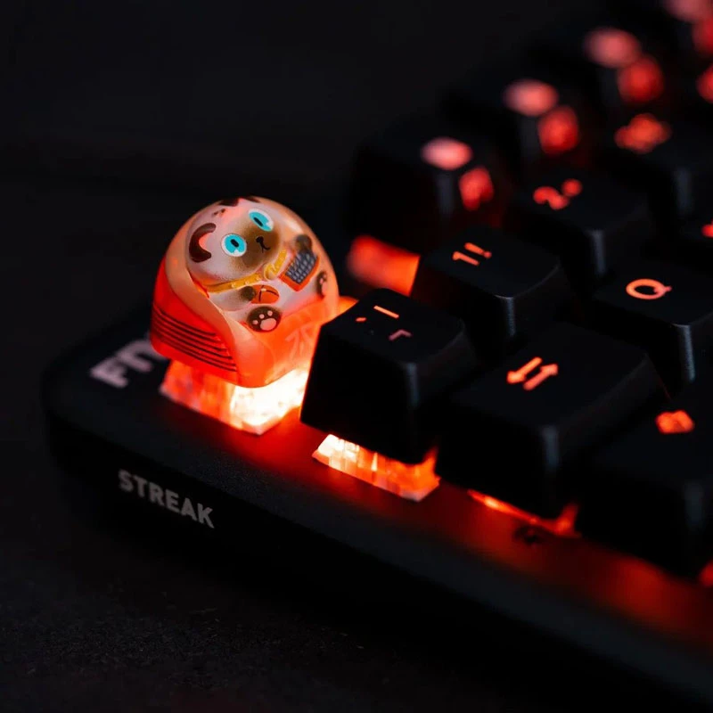 Fnatic Artisan Keycap Loeya klahvikübar, oranž
