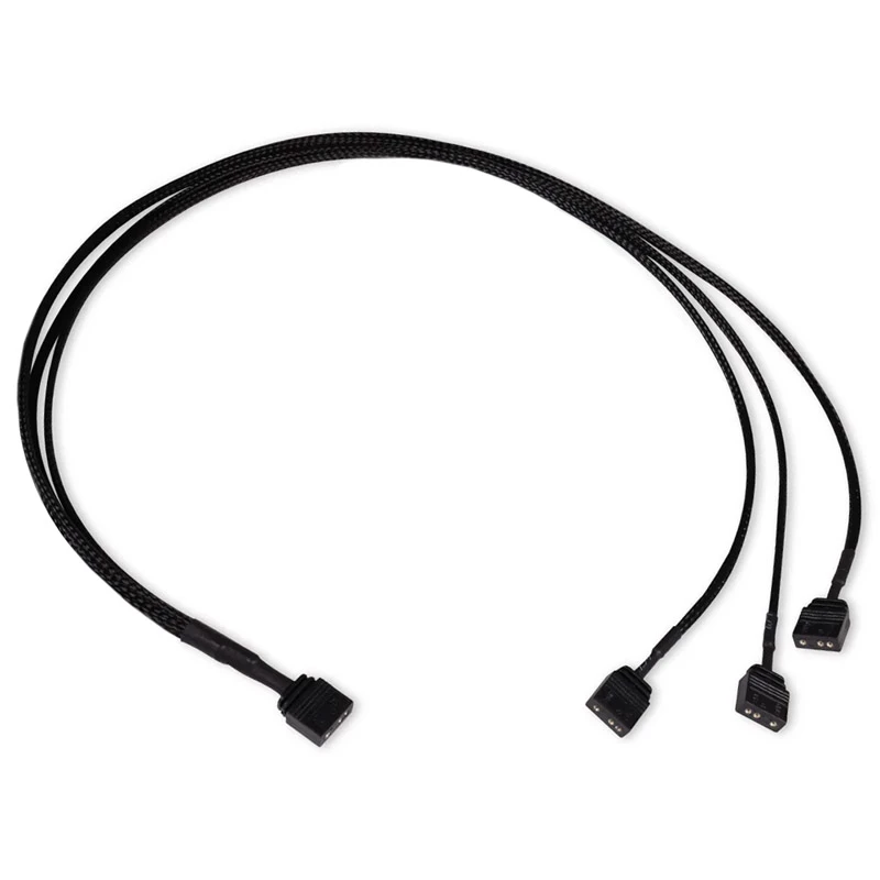 RGB jaoturkaabel Alphacool 18707 5V must 600 mm