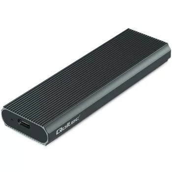 M.2 NVMe SSD korpus QOLTEC 52630 — USB 3.1 Gen2 10 Gbit/s, M.2 NVMe ketastele