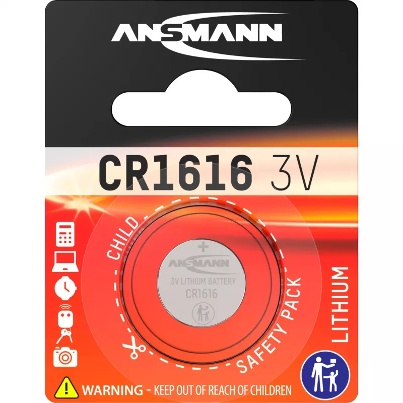 Single-use battery Ansmann Lithium CR 1616