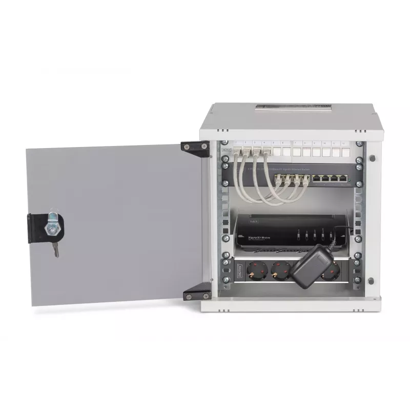 Digitus SOHO Pro võrgukomplekt, 254 mm (10) - 6U, 315 x 300 mm (L x S)