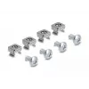 Kinnitusklamber DeLOCK 19 tolli 450x40mm 2 tk Must Metall
