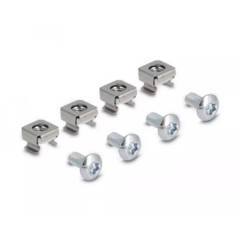 Kinnitusklamber DeLOCK 19 tolli 450x40mm 2 tk Must Metall