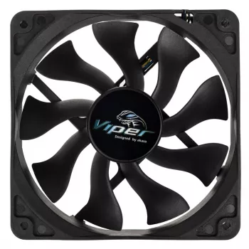 AKASA Viper 120 mm korpuse ventilaator - must